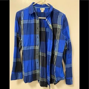Blue Plaid Flannel